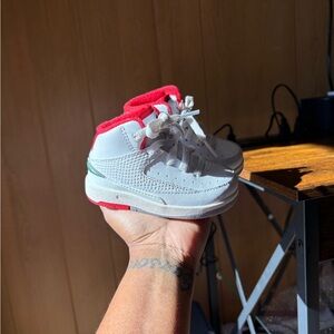 Nike White and Red Baby Sneakers